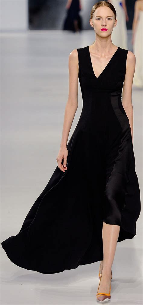 dior dress black